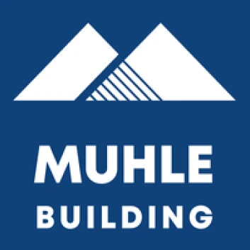 Big Muhle building logo