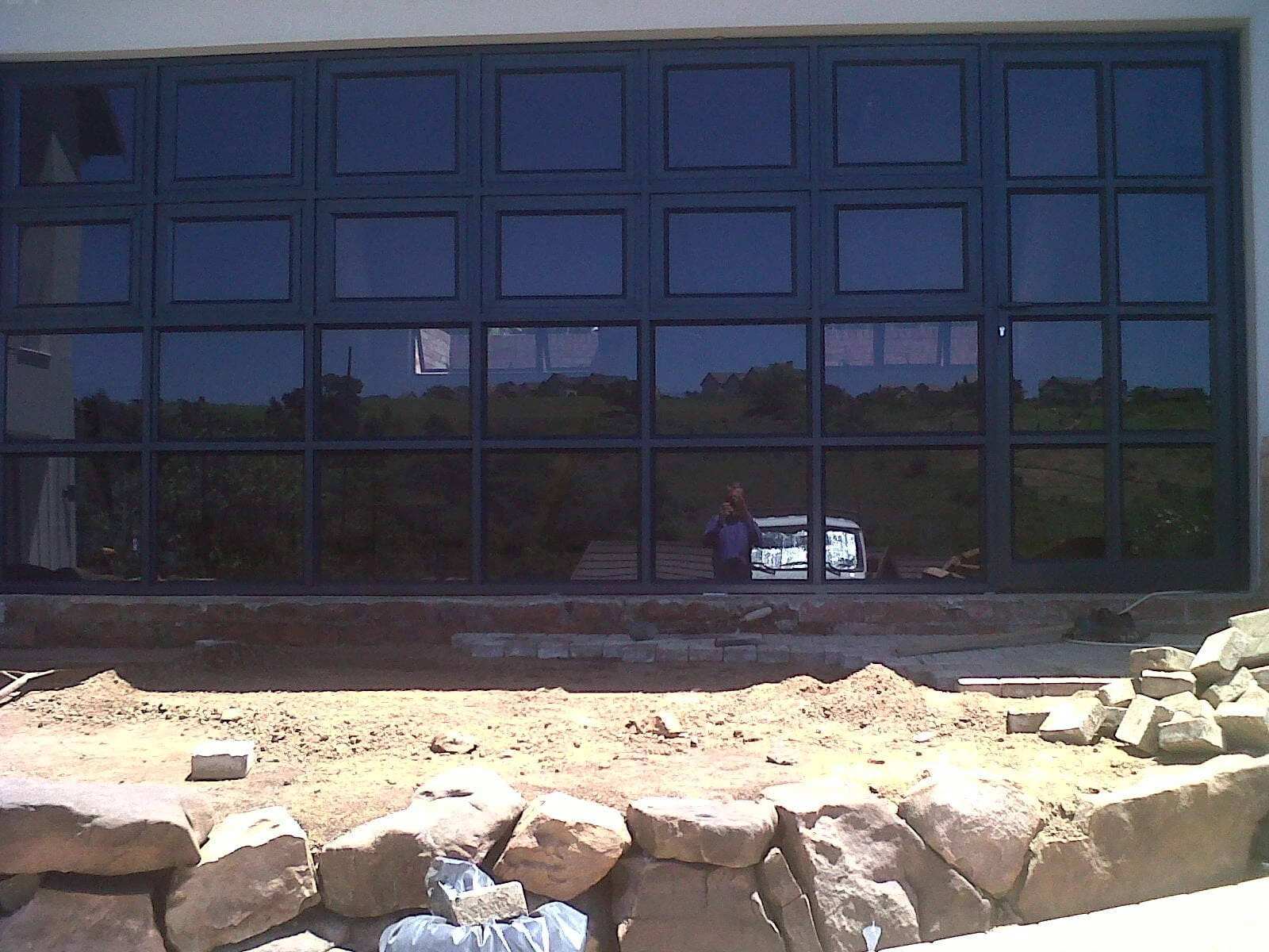 Completed window Site Construction